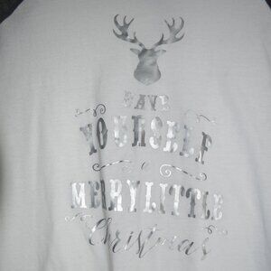 Christmas shirt Men or Women size med Have Yourself a Merry Little Christmas